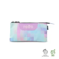 TOTTO - Estuche Multiuso Tablero Glitter Pequeña Azul Mujer