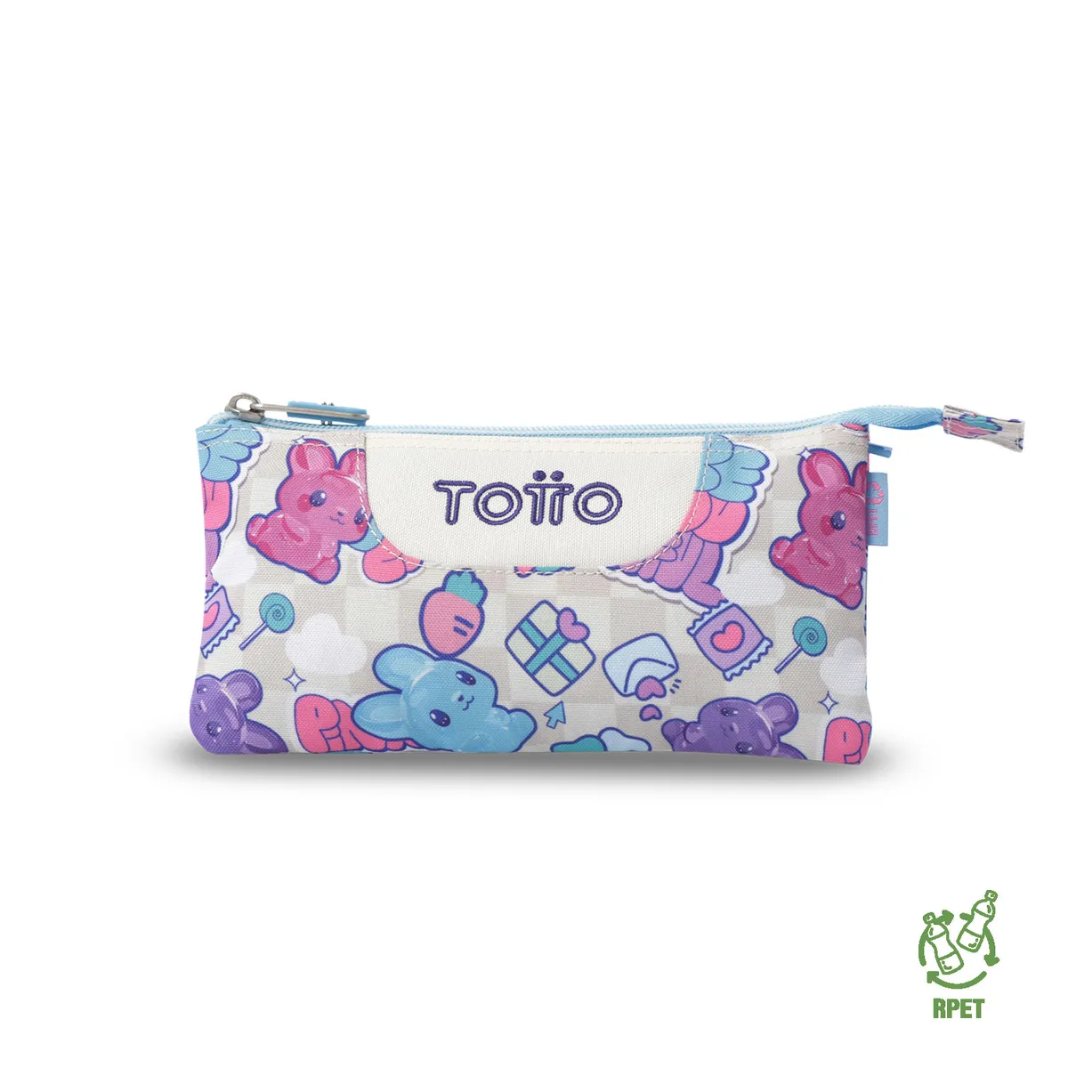 TOTTO - Estuche Multiuso Tablero Pequeña Blanca Niña