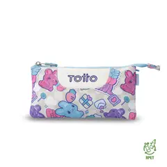 TOTTO - Estuche Multiuso Tablero Pequeña Blanca Niña