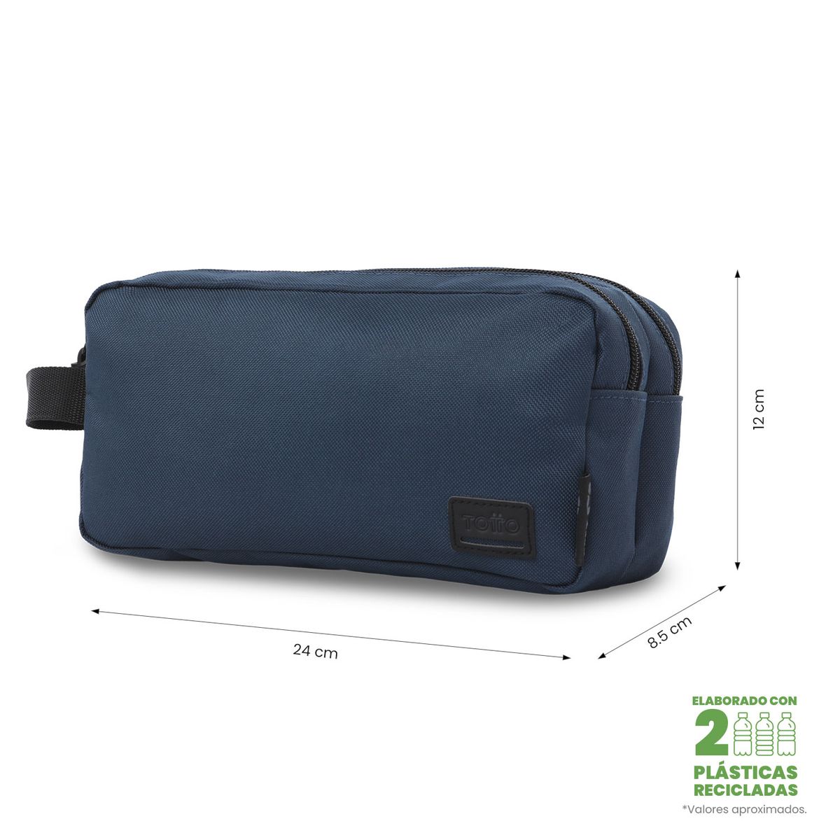 TOTTO - Estuche Multiuso Chizal Grande Azul