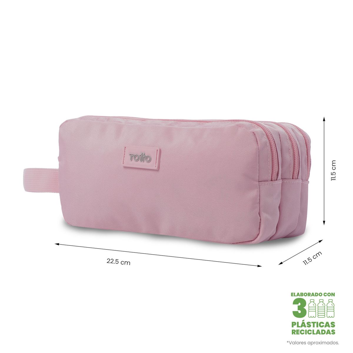 TOTTO - Estuche Multiuso Trik Grande Rosada