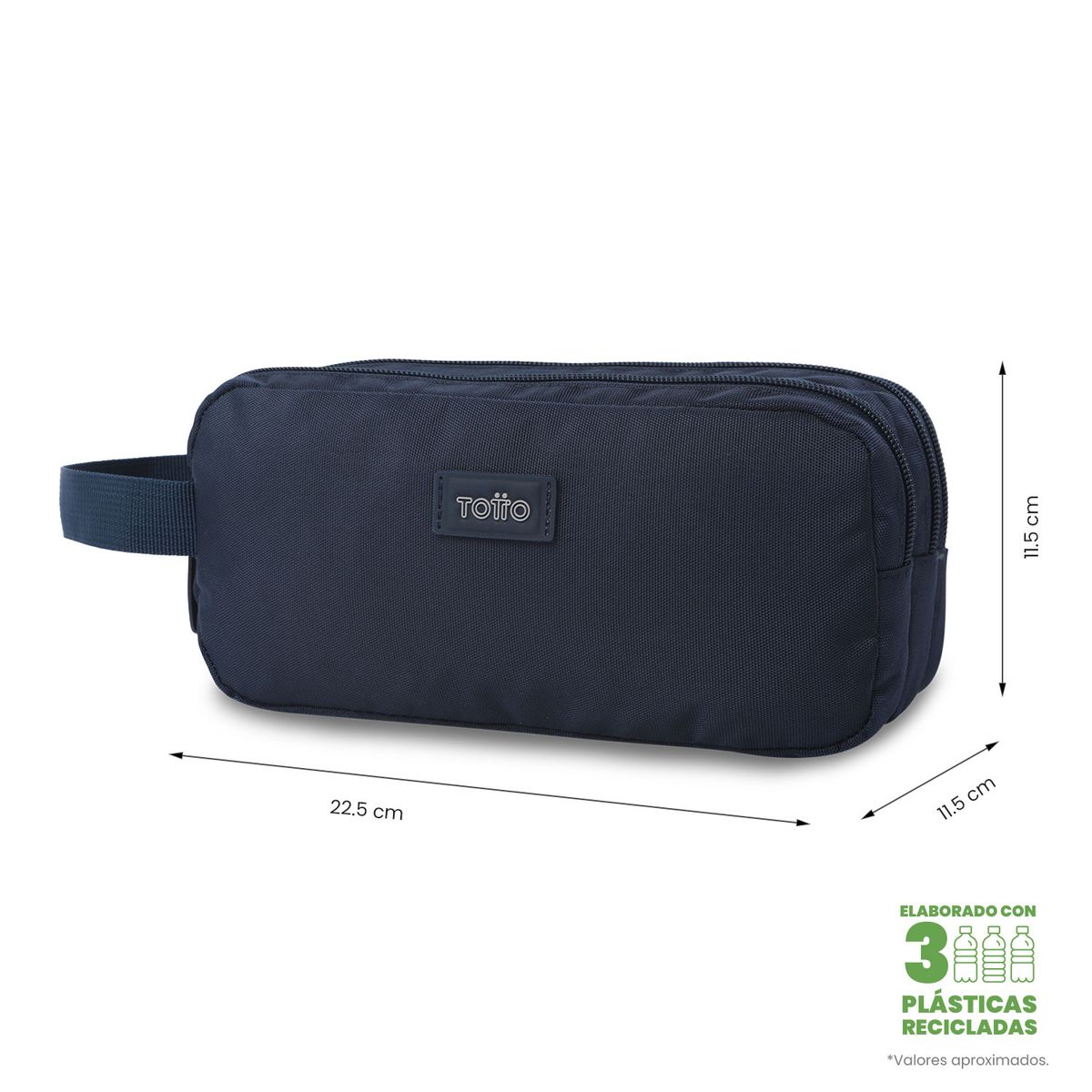 TOTTO - Estuche Multiuso Trik Grande Azul