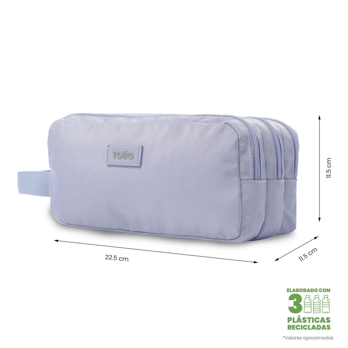 TOTTO - Estuche Multiuso Trik Grande Morada