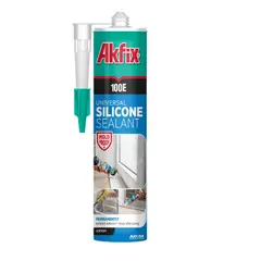 AKFIX - Silicona Blanca Anti-hongos 100e Profesional Baños