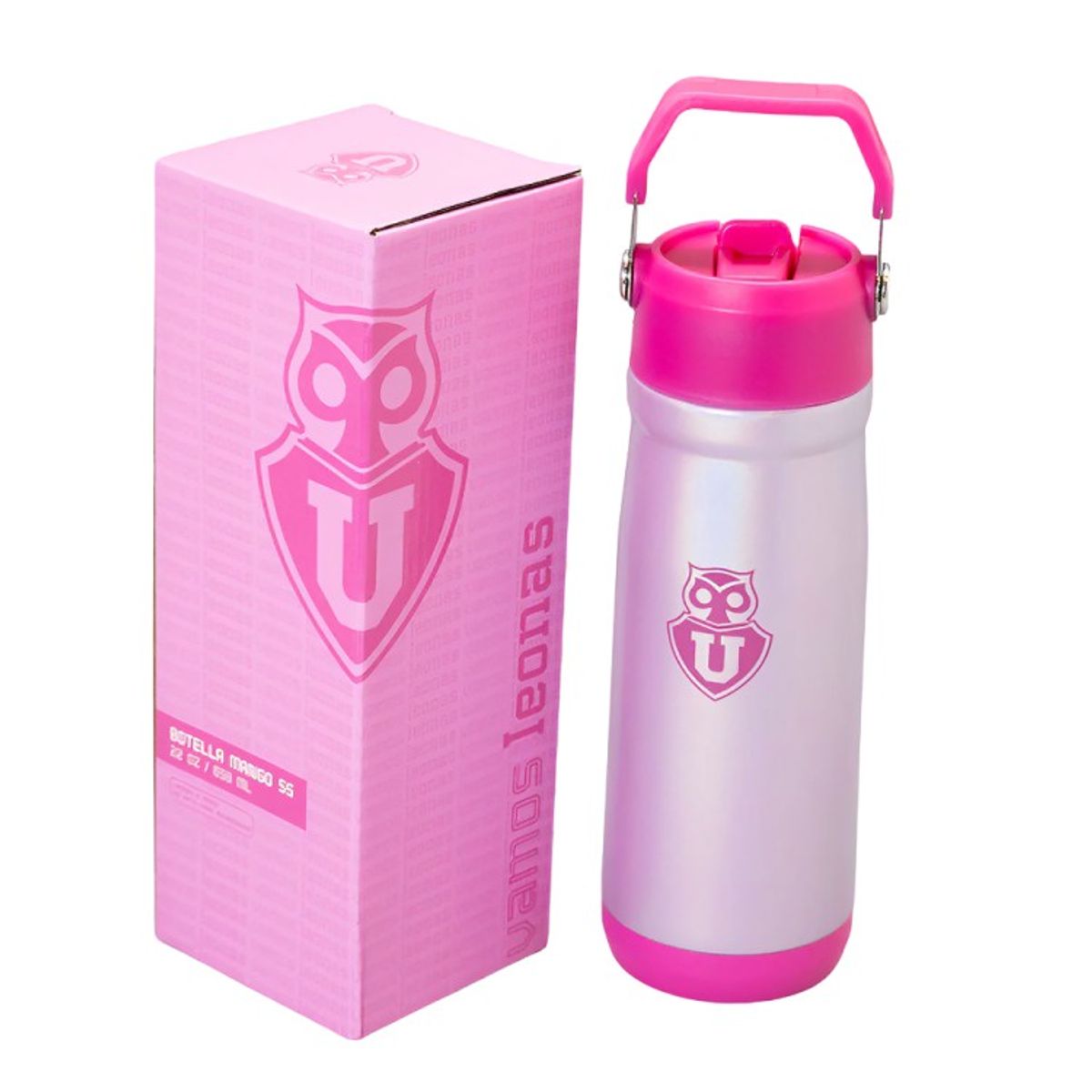 U DE CHILE - BOTELLA MANGO 650ML PINK U DE CHILE