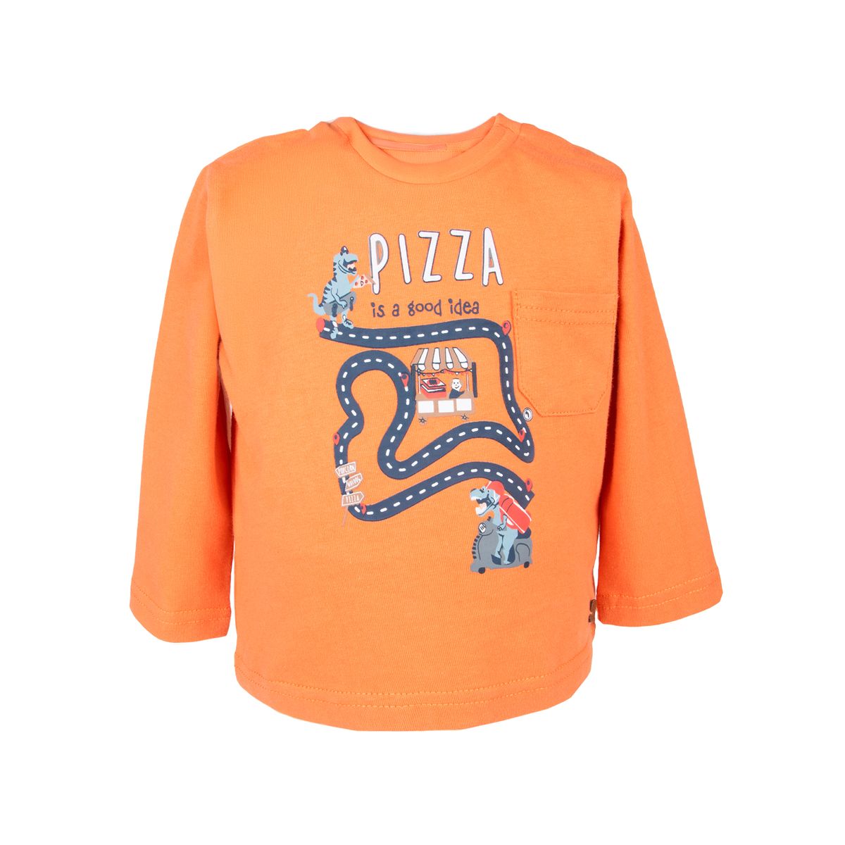 PILLIN - Polera   Pillin Naranjo Niño PVD609-26NAR