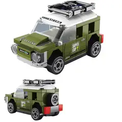 TIOZONEY - Juguete para Niños Jeep Verde Armable