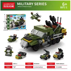 TIOZONEY - Juguete para Niños Camión Militar Armable