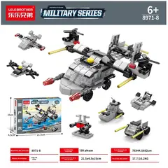 TIOZONEY - Juguete Para Niños Helicóptero Militar Armable