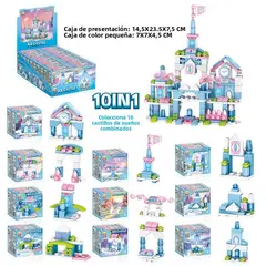 TIOZONEY - Juguete Para Niños Set de Castillos Armables