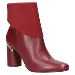 MINGO - Botín Mujer Formal Rojo}