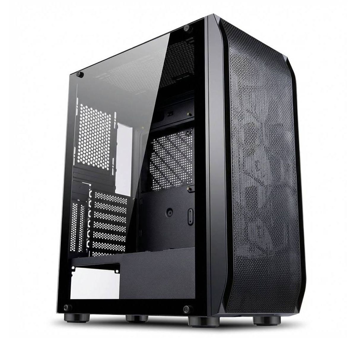 GENERICO - Gabinete Gamer ESGAMING Y03-BK - Negro, E-ATX