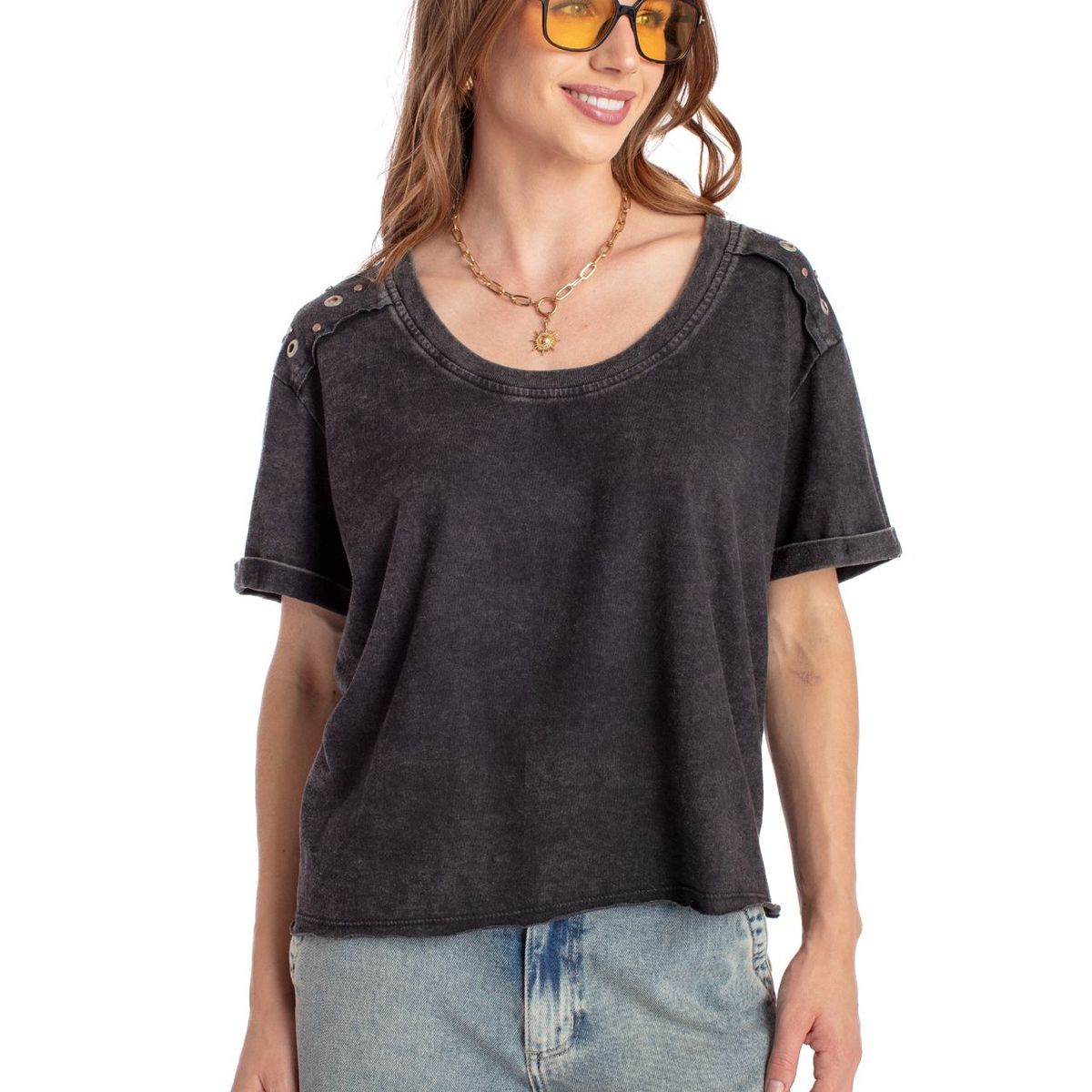 EFESIS - Polera Regular Manga Corta Mujer