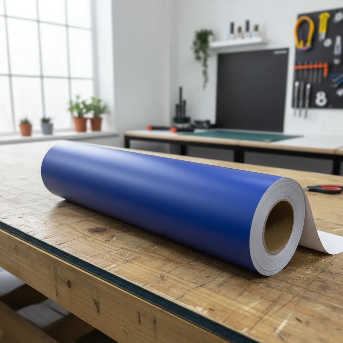 NEON - Vinilos Adhesivos De Corte Azul Rey Mate 61 Cms X 5 Mts