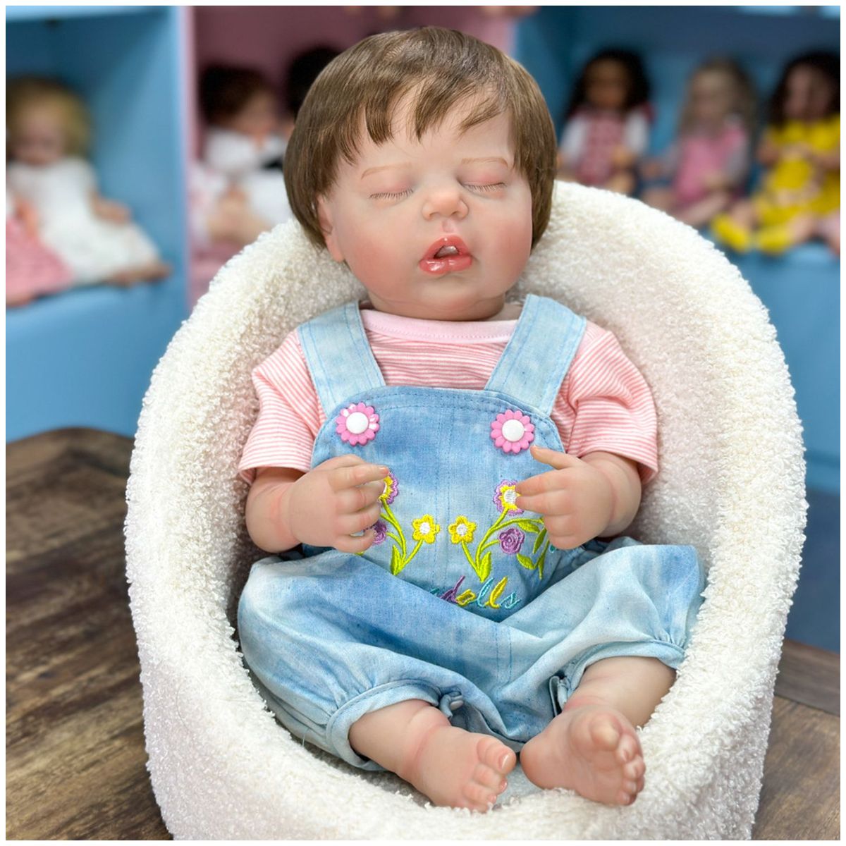 TIOZONEY - Muñeca bebe reborn vinilo de silicona juguetes para 50cm