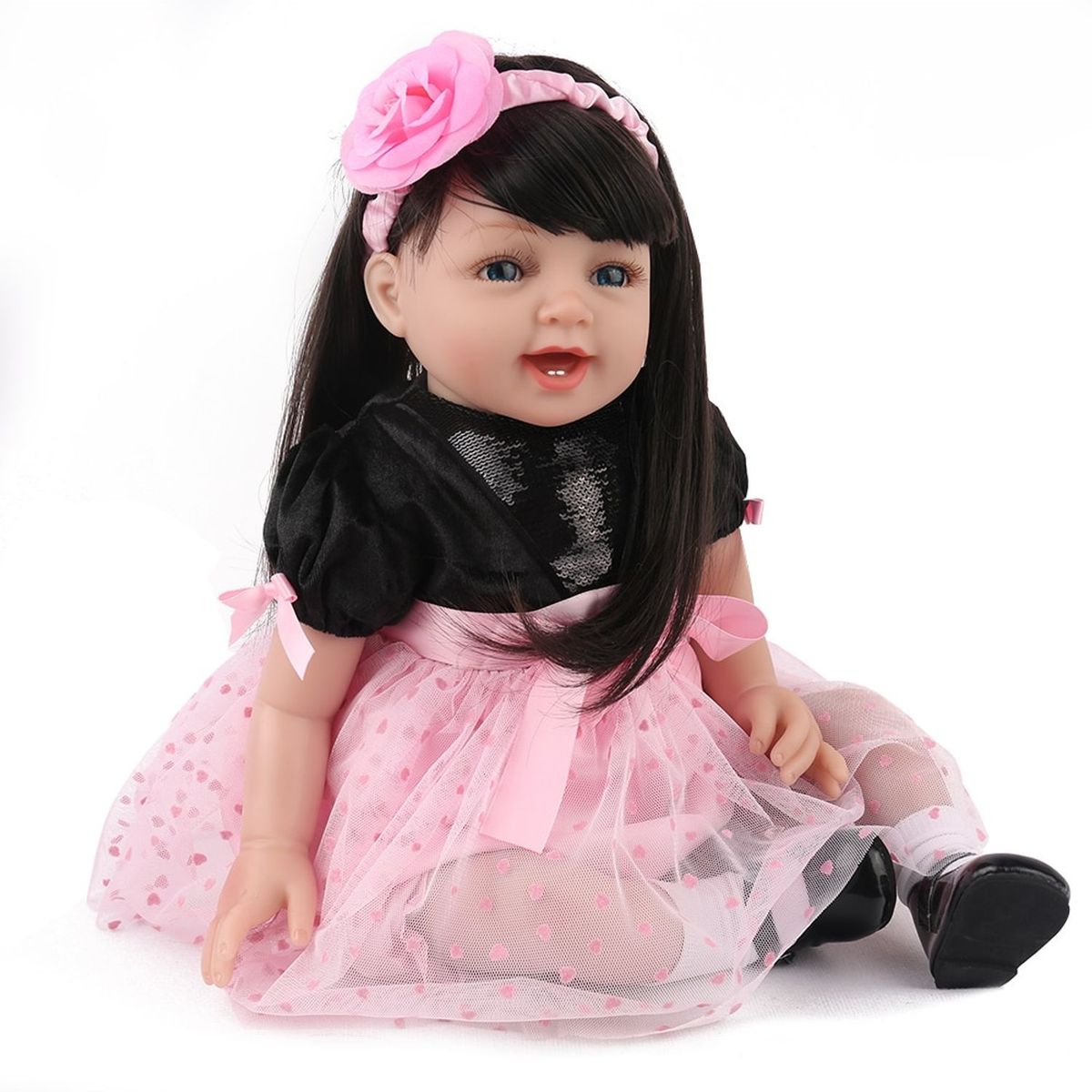 TIOZONEY - Muñeca bebe reborn vinilo de silicona juguetes.