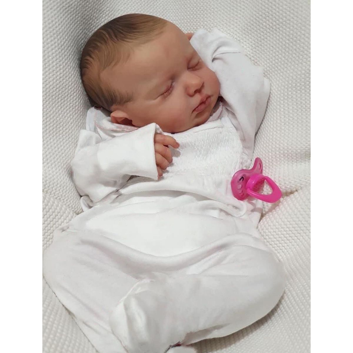 TIOZONEY - Muñeca bebe reborn vinilo de silicona juguetes para 46cm