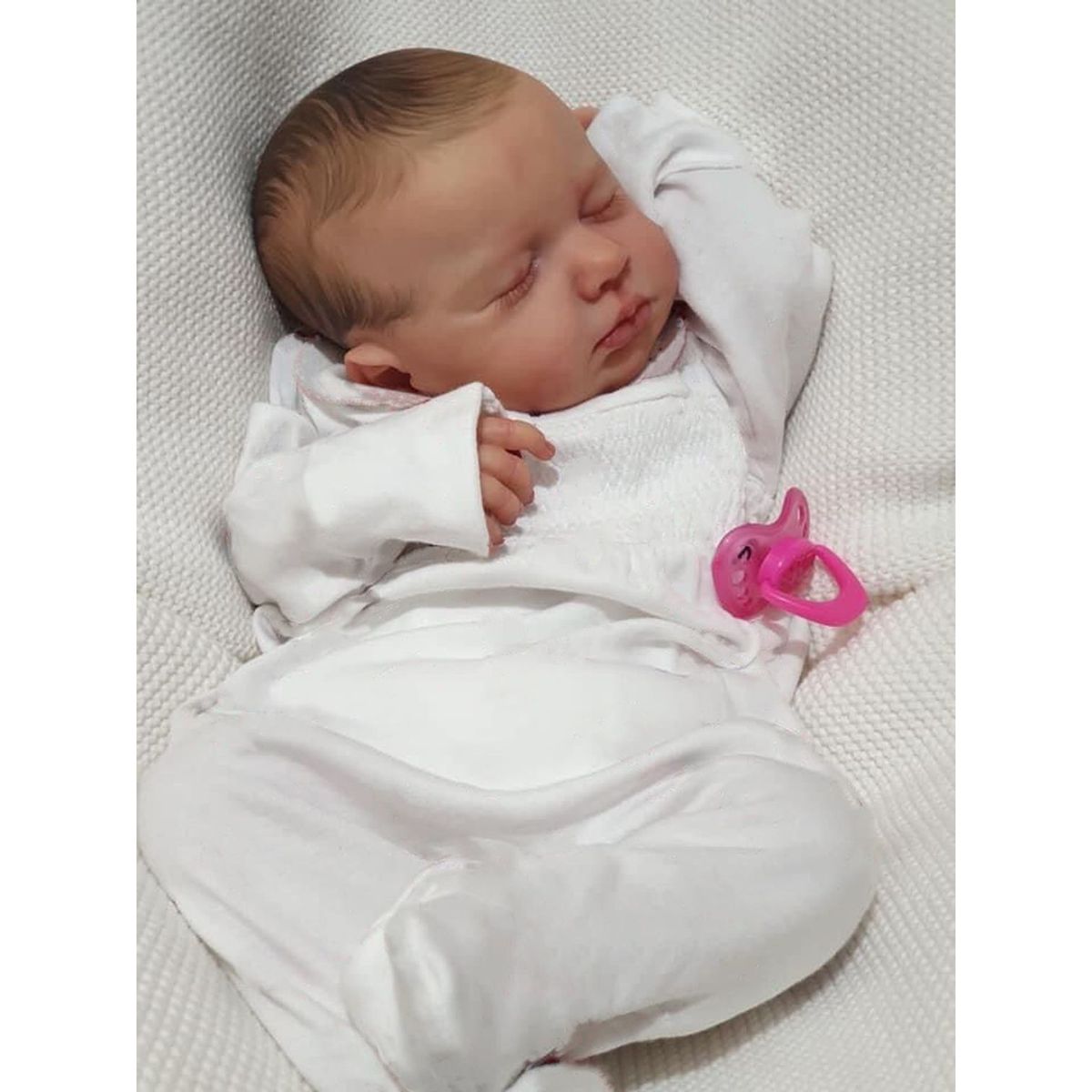TIOZONEY - Muñeca bebe reborn vinilo de silicona juguetes para 46cm