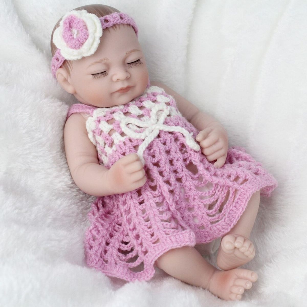 TIOZONEY - Muñeca bebe reborn vinilo de silicona juguetes.