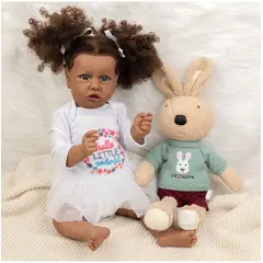 TIOZONEY - Muñeca bebe reborn vinilo de silicona juguetes para 55cm