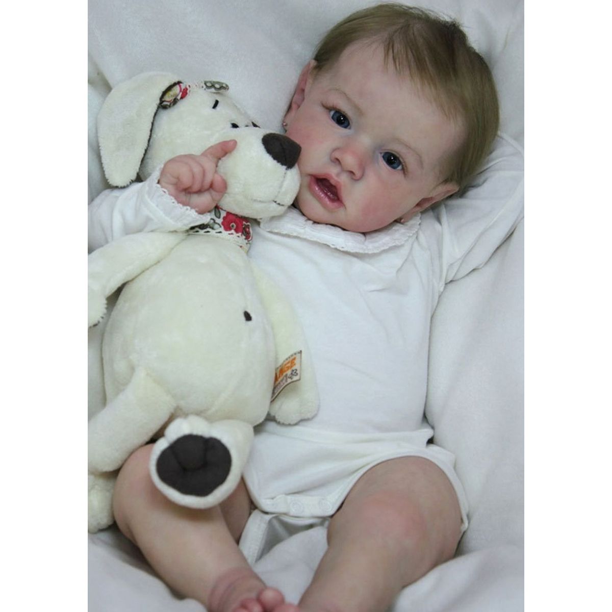 TIOZONEY - Muñeca bebe reborn vinilo de silicona juguetes para 48cm