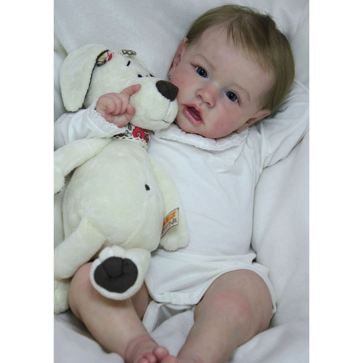TIOZONEY - Muñeca bebe reborn vinilo de silicona juguetes para 48cm