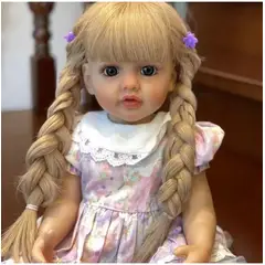 TIOZONEY - Muñeca bebe reborn vinilo de silicona juguetes para 55cm