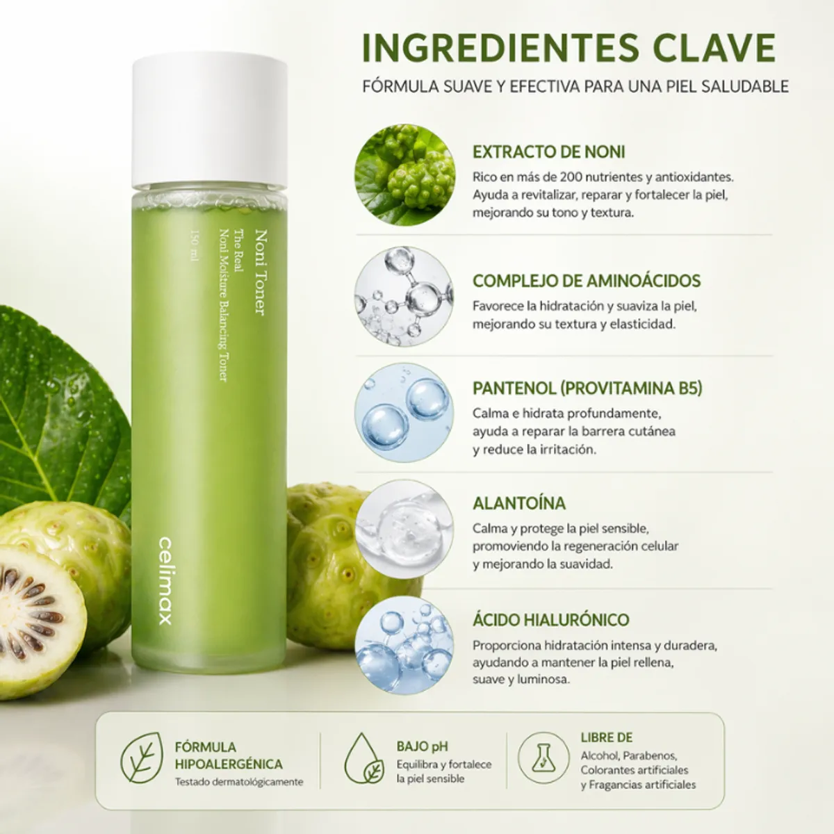 CELIMAX - Tonico Celimax The Real Noni Moisture Balancing Toner 150ml