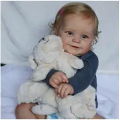 TIOZONEY - Muñeca bebe reborn vinilo de silicona juguetes para 50cm