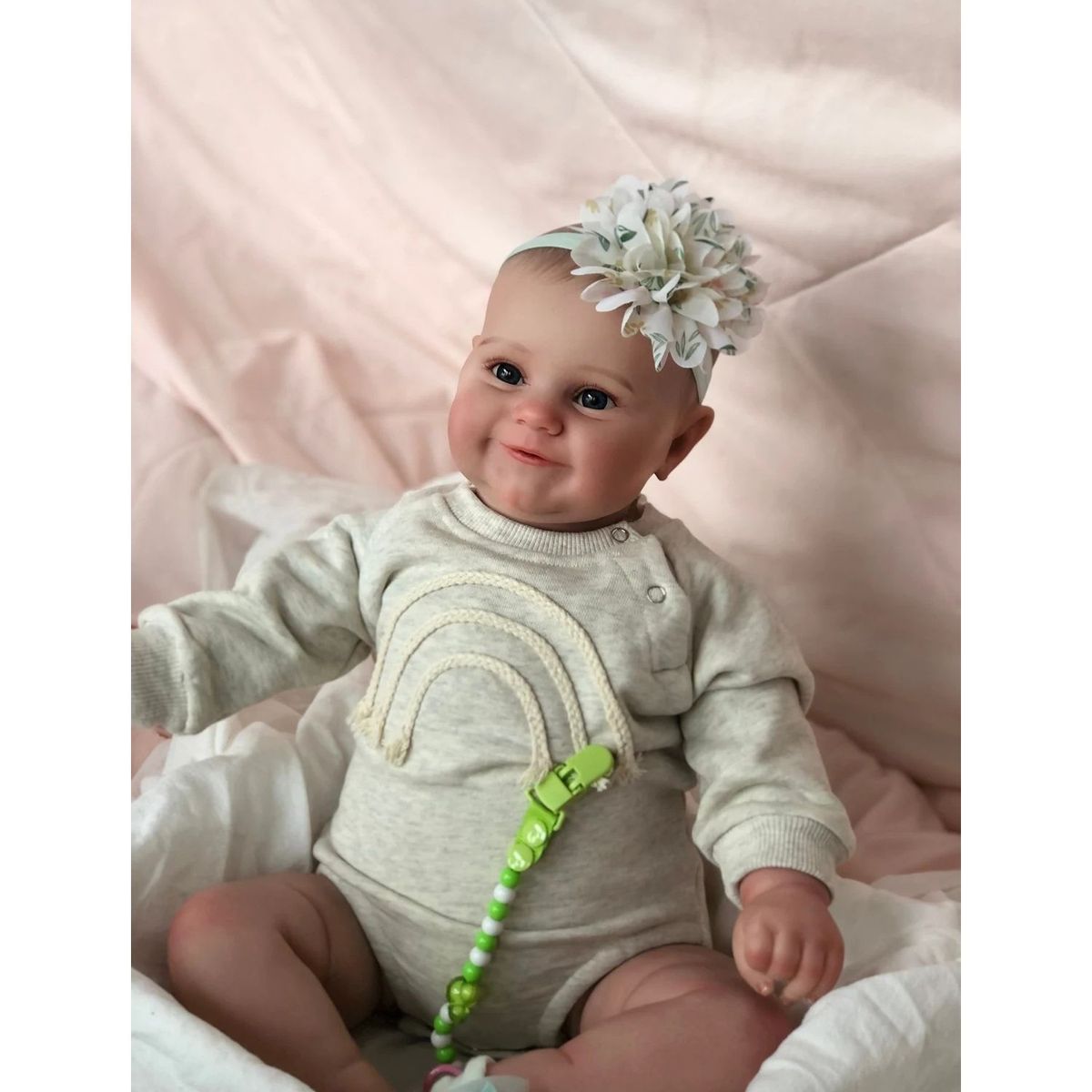 TIOZONEY - Muñeca bebe reborn vinilo de silicona juguetes para 50cm