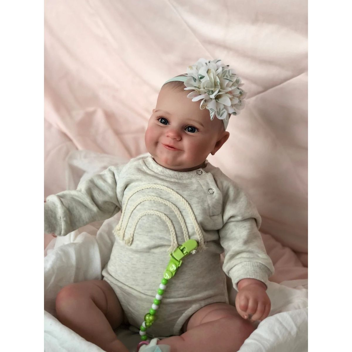 TIOZONEY - Muñeca bebe reborn vinilo de silicona juguetes para 50cm