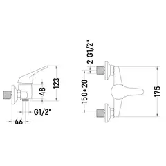 BARCELO - Monomando De Receptaculo Modelo Opalo Marca