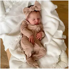 TIOZONEY - Muñeca bebe reborn vinilo de silicona juguetes para 48cm