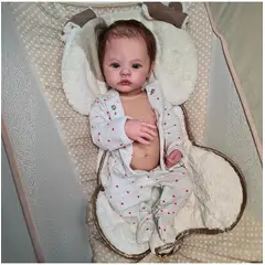 TIOZONEY - Muñeca bebe reborn vinilo de silicona juguetes para 50cm