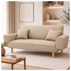 NOVAHUS - Sofá Cama Helena 78x190x95 cm Beige