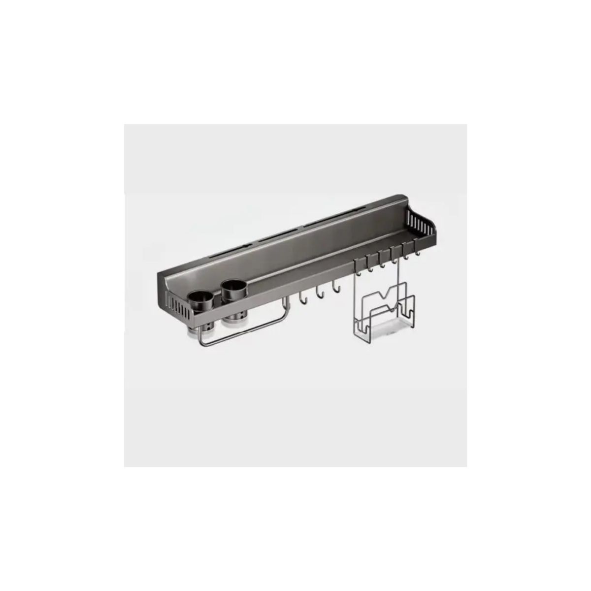 GENERICO - Organizador De Cocina De Pared Soporte Para Utensilios Acero