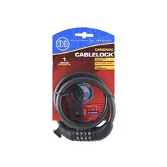 ODIS - Candado Bicicleta Cablelock 120 cms Negro