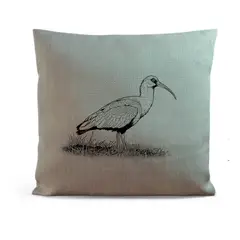 REINVENTARTE - Funda de cojín Bandurria Beige - No incluye relleno