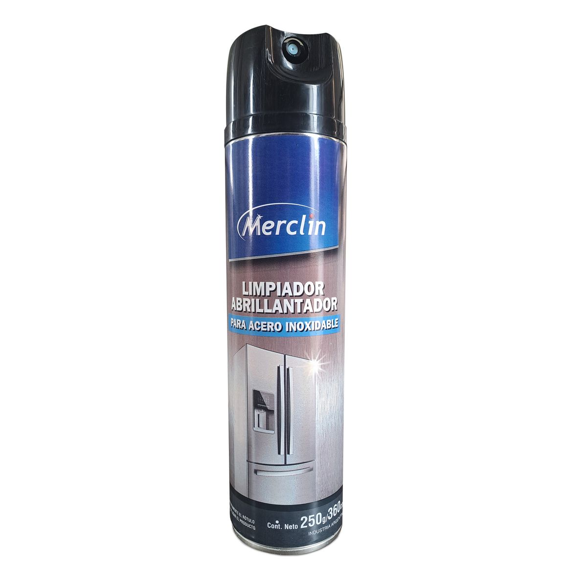 GENERICO - Limpiador abrillantador para acero inoxidable aerosol 360ml  Merclin