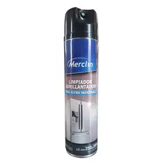 GENERICO - Limpiador abrillantador para acero inoxidable aerosol 360ml Merclin