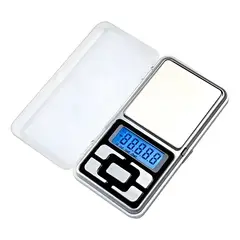 GENERICO - Mini Balanza Digital de Precisión Pesaje de 0.01g a 200g Pantalla LCD Retroiluminada