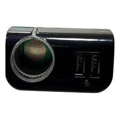 GENERICO - Wf-068 Divisor De Encendedor De Cigarrillos Con 2 Puertosusb