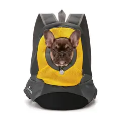 ESHOPANGIE - Mochila Transportadora Mascota Perros Gatos Malla Respirable