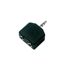 KIRLIN - Adaptador Mini Plug a 2 Jack Mini Plug 2652 X1P