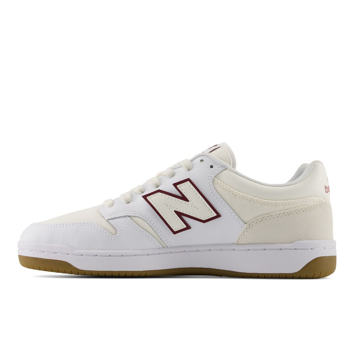 NEW BALANCE - Zapatillas Urbanas Unisex New Balance 480 Low Blancas/Roja