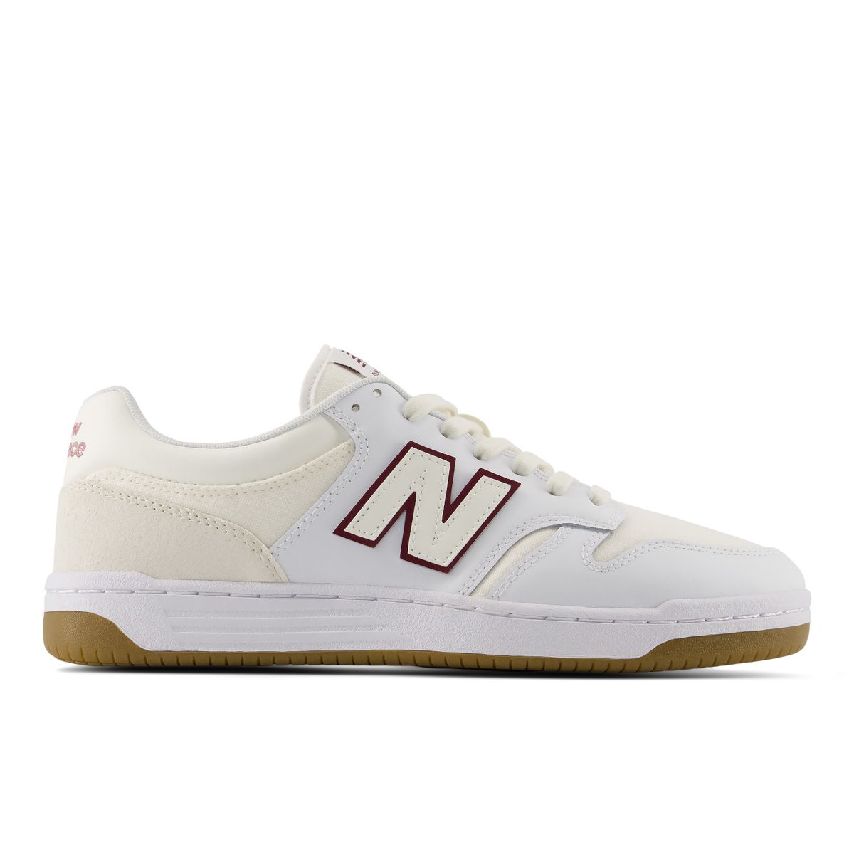 NEW BALANCE - Zapatillas Urbanas Unisex New Balance 480 Low Blancas/Roja