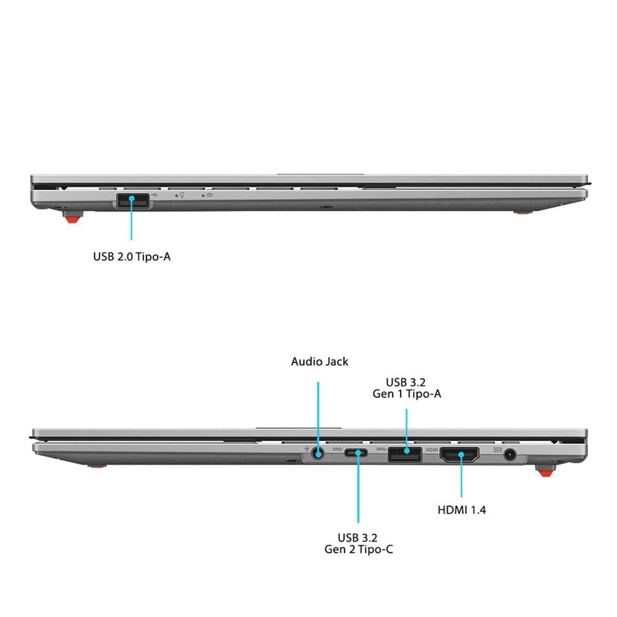 ASUS - Notebook ASUS Vivobook Go 15 AMD Ryzen 3 8GB RAM 256GB SSD 15.6"