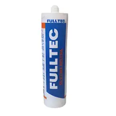 FULLTEC - Sellador Silicona Negra Neutra No Corrosiva 290ml