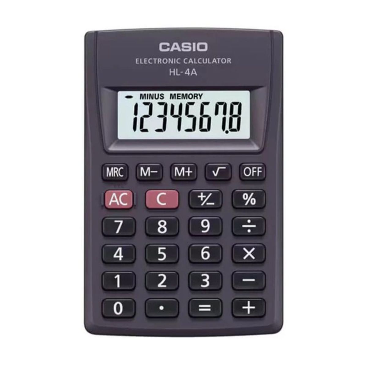 CASIO - Calculadora Casio Hl-4A color negro