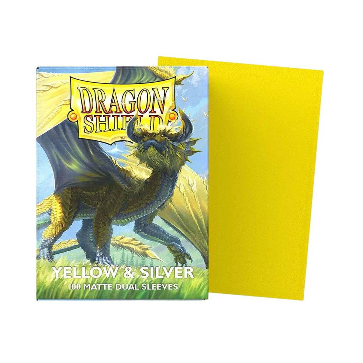 Dragon Shield - Protector Dragon Shield Standard DUAL Matte Yellow & Silver